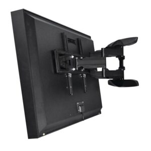 Apollo Enclosures - Dual Arm Articulating Wall Mount for TV Enclosure - Black