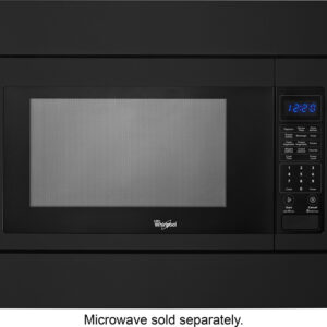 Whirlpool - 30" Trim Kit for Microwaves - Black