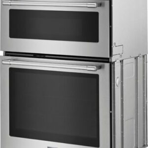 Maytag - 30" Single Electric Convection Wall Oven with Built-In Microwave - Stainless Steel