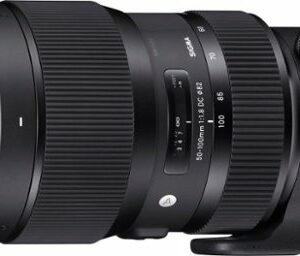 Sigma - 50-100mm F1.8 DC HSM Art Telephoto Zoom Lens for Nikon APS-C DSLR Cameras - black