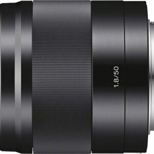 Sony - 50mm f/1.8 Optical Lens for Select E-Mount Cameras - Black