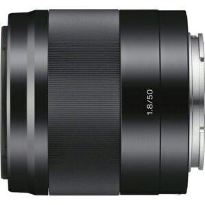 Sony - 50mm f/1.8 Optical Lens for Select E-Mount Cameras - Black