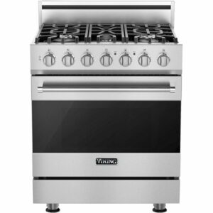 Viking - 3 Series Freestanding Gas 30" Range - Stainless Steel