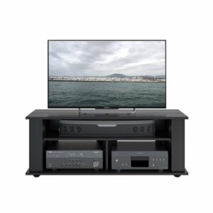 CorLiving - Bakersfield TV Stand, For TVs up to 55" - Ravenwood Black