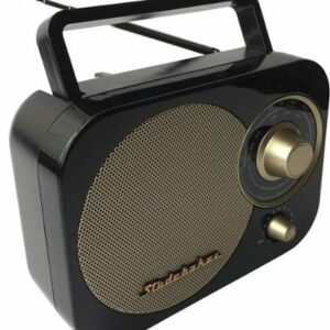 Studebaker - Portable AM/FM Radio - Gold/Black