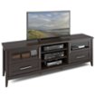 CorLiving - Jackson Extra Wide TV Stand, for TVs up to 85" - Espresso