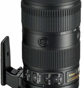 Nikon - AF-S NIKKOR 70-200mm f/2.8E FL ED VR Telephoto Zoom Lens for DSLR Cameras - Black