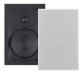 Sonance - VP62 RECTANGLE SINGLE SPEAKER - Visual Performance 6-1/2" Rectangle 2-Way In-Wall Speaker (Each) - Paintable White