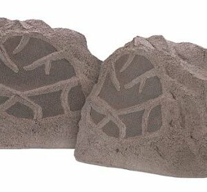 Sonance - RK83 - Rocks  8" 2-Way Outdoor Speakers (Pair) - Brown