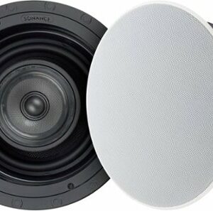 Sonance - VP82R - Visual Performance 8" 3-Way In-Ceiling Speakers (Pair) - Paintable White