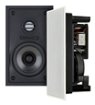 Sonance - VP48 RECTANGLE - Visual Performance 4-1/2" Rectangle 2-Way In-Wall Speakers (Pair) - Paintable White