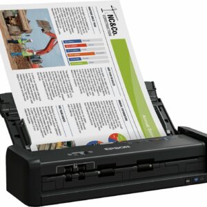 Epson - Workforce ES-300W Wireless Duplex Mobile Document Scanner - Black