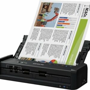 Epson - Workforce ES-300W Wireless Duplex Mobile Document Scanner - Black