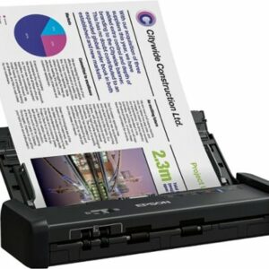 Epson - Workforce ES-200 Duplex Mobile Document Scanner - Black