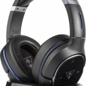 Turtle Beach - Geek Squad Certified Refurbished Elite 800 Wireless DTS 7.1 Surround Sound Gaming Headset for PlayStation 3/4 - Black