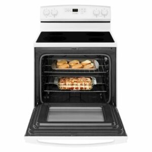 Amana - Self-Cleaning Freestanding Electric Range - White