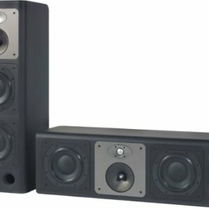 Bowers & Wilkins - CT Series Passive 3-Way Speaker (Each) - Black