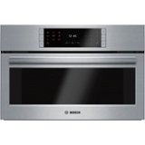 Bosch - Benchmark Series 29.8" Built-In Single Electric Steam Convection Wall Oven - Stainless Steel