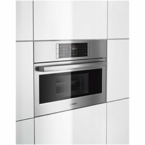 Bosch - Benchmark Series 29.8" Built-In Single Electric Steam Convection Wall Oven - Stainless Steel