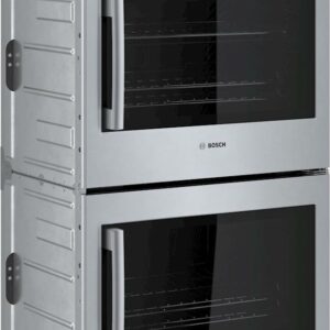 Bosch - Benchmark Series 29.8" Built-In Electric Convection Double Wall Oven - Stainless Steel