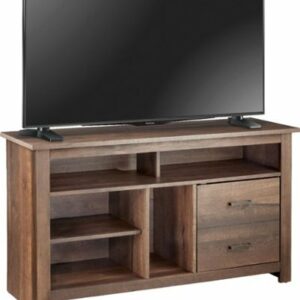 Insignia™ - Gaming TV Cabinet for Most TVs Up to 55" - Brown