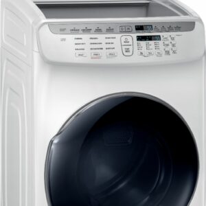 Samsung - 7.5 Cu. Ft. Smart Gas Dryer with Steam and FlexDry - White