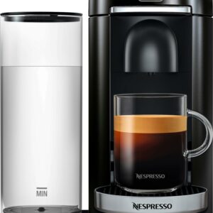 De'Longhi - Nespresso Vertuo Plus Deluxe Coffee & Espresso Machine with Aerocinno - Piano Black