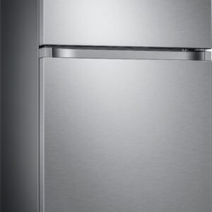 Samsung - 17.6 cu. ft. Top-Freezer Refrigerator with FlexZone - Stainless Steel