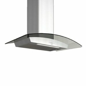 Zephyr - Ravenna 30 in. 600 CFM Wall Mount Range Hood with LED Light in Stainless Steel with Gray Glass Canopy - Silver