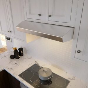 Zephyr - Breeze II 36 in. 400 CFM Under Cabinet Range Hood with LED Light in Stainless Steel - Stainless Steel