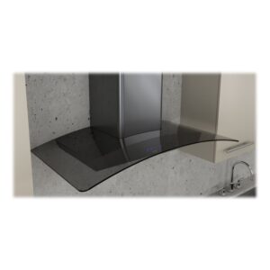 Zephyr - Duct Cover Extension for ZRV - Black Stainless Steel