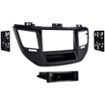 Metra - Dash Kit for Select 2016-2018 Hyundai Tucson DIN - Matte Black