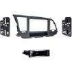 Metra - Dash Kit for Select 2017-2018 Hyundai Elantra DIN - Matte Black