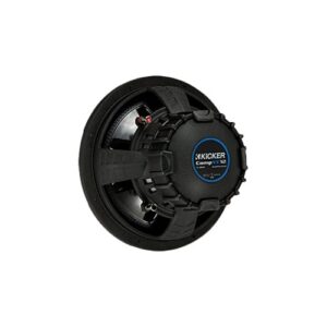 KICKER - CompVX 12" Dual-Voice-Coil 8-Ohm Subwoofer - Black