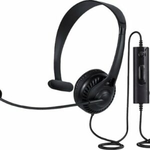 Insignia™ - Landline Hands-Free Headset with RJ-9 Connection - Black