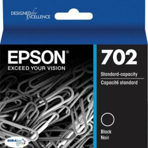 Epson - 702 Standard Capacity Ink Cartridge - Black