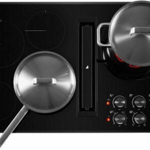 JennAir - JX3 Euro-Style 36" Built-In Electric Cooktop - Black