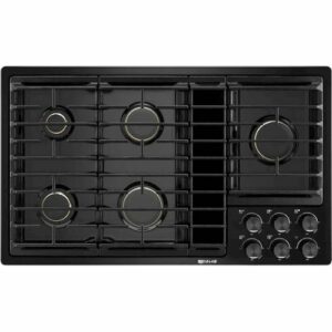 JennAir - 36" Built-In Gas Cooktop - Black