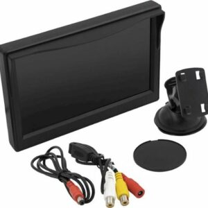 iBEAM - 5" Widescreen TFT Monitor with Suction Cup Mounting Bracket - Black