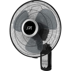 Sunpentown - 16" Wall Mount Fan - Black