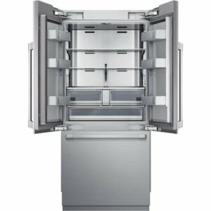 Dacor - 21.3 Cu Ft French Door Built In Panel Ready Refrigerator with FreshZone Drawer and Precise Cooling - Custom Panel Ready