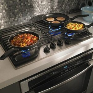 Amana - 30" Built-In Gas Cooktop - Stainless Steel