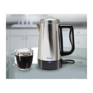 Capresso - 8-Cup Perk - Polished Stainless Steel