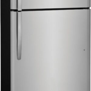 Frigidaire - 18 Cu. Ft. Top-Freezer Refrigerator - Stainless Steel