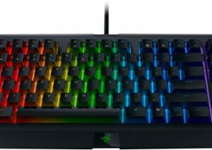 Razer - BlackWidow Chroma V2 Tournament Edition Wired Gaming Mechanical Switch Keyboard with RGB Back Lighting - Black