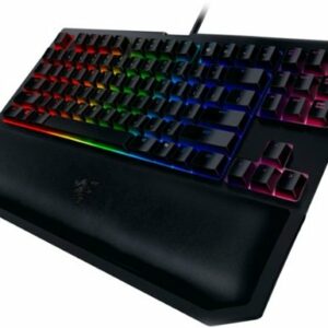 Razer - BlackWidow Chroma V2 Tournament Edition Wired Gaming Mechanical Switch Keyboard with RGB Back Lighting - Black