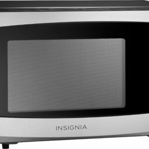 Insignia™ - 0.9 Cu. Ft. Compact Microwave - Stainless Steel