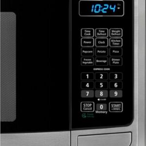 Insignia™ - 0.9 Cu. Ft. Compact Microwave - Stainless Steel