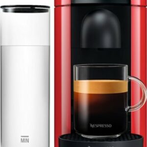 Nespresso - Vertuo Plus Coffee and Espresso Maker by De'Longhi - Cherry Red