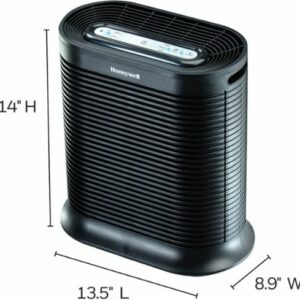 Honeywell - HPA100 HEPA Air Purifier, Medium Room (155 sq. ft) - Black